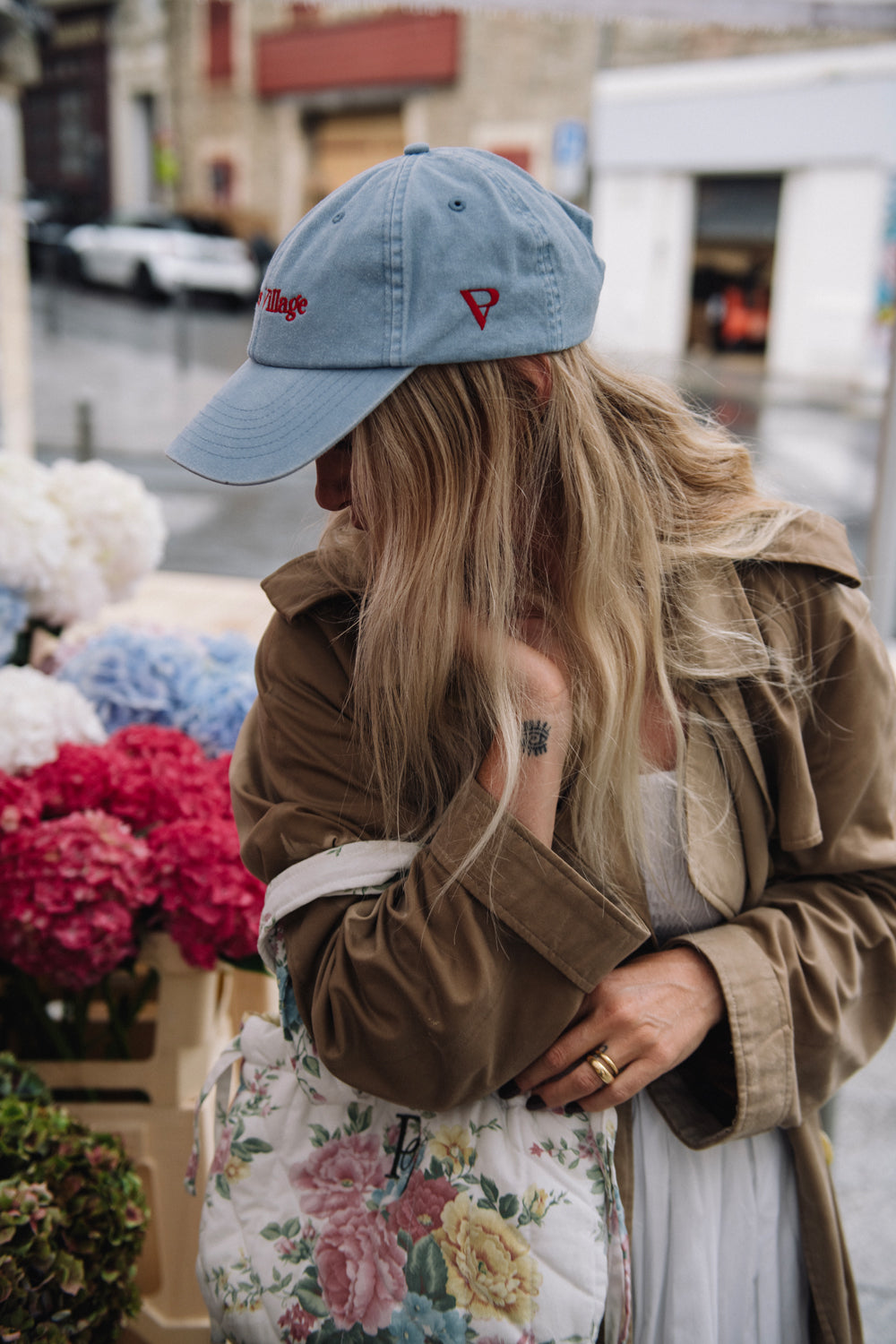 PRE-ORDER PV Cap Light Blue RETIRED - PV logo