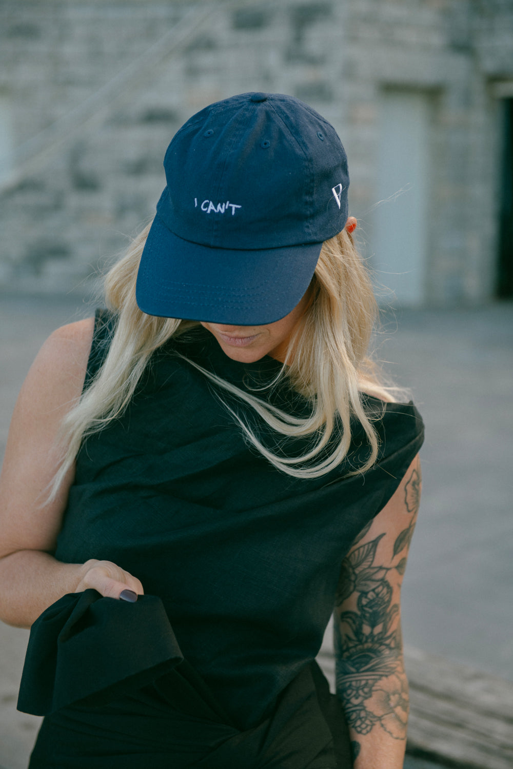 PRE-ORDER PV Cap Navy RETIRED - I CAN'T
