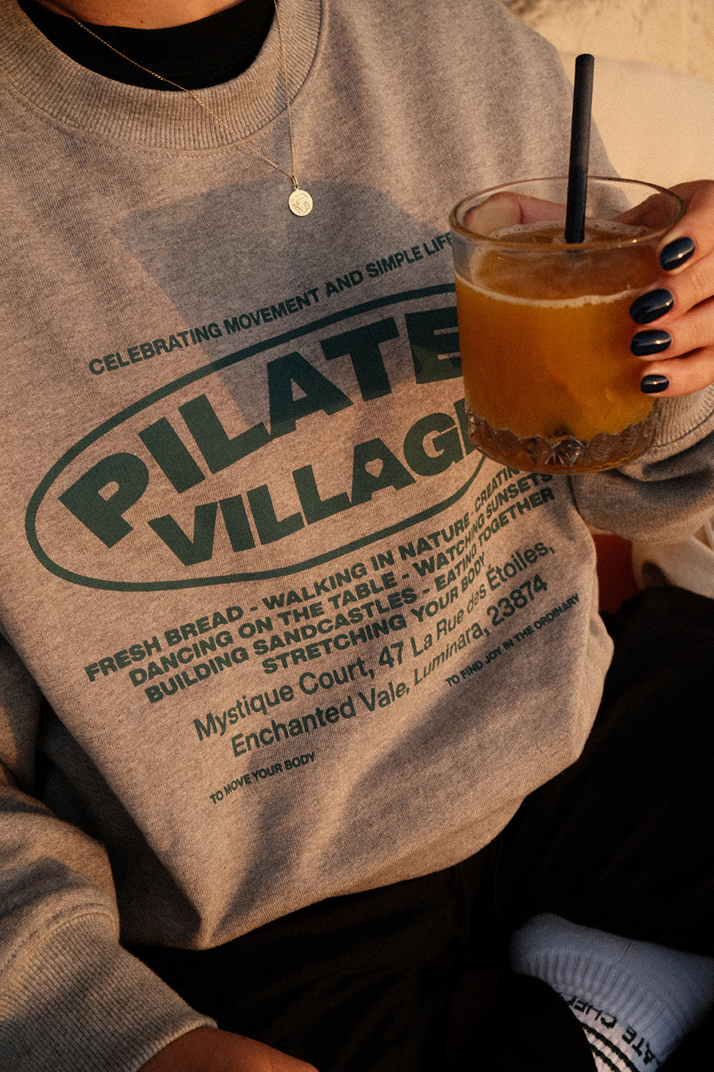 PV Oversized sweatshirt ZUCCHERO Grey