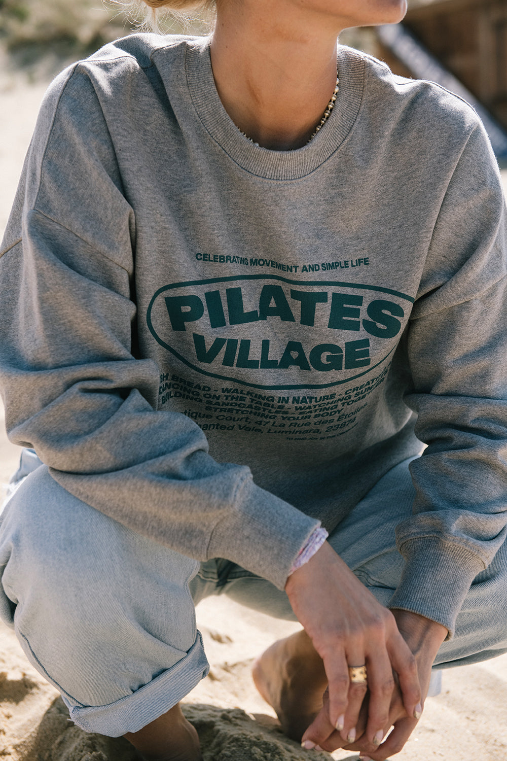 PV Oversized sweatshirt ZUCCHERO Grey