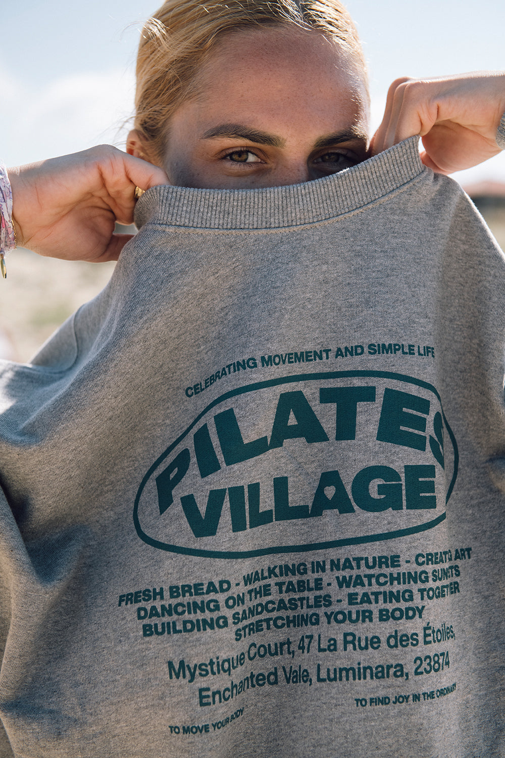 PV Oversized sweatshirt ZUCCHERO Grey